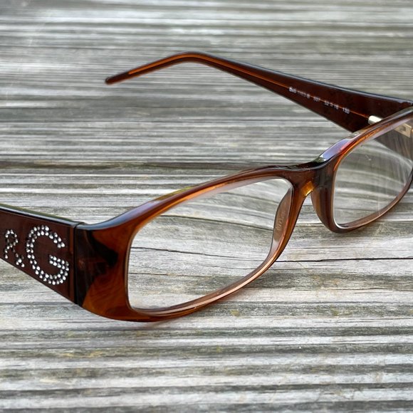 Dolce & Gabbana Accessories - Dolce & Gabbana Eyeglasses Frame Brown D&G1103B 60